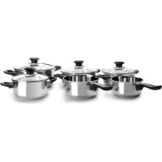 Ibili Topfset Optima (6 Pfannen) 14 cm/16 cm/18 cm/20 cm/22 cm