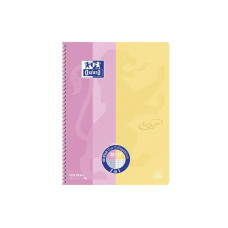 Oxford Notizheft Touch A4 +, Kariert, Gelb/Rosa Oxford Notizheft Touch A4 +, Kariert, Gelb/Rosa