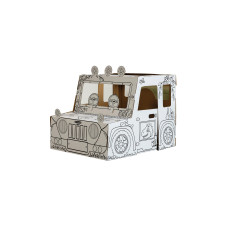 Fellowes Ausmal-Spielhaus XL Dino Truck Wellpappe Kein Fellowes Ausmal-Spielhaus XL Dino Truck Wellpappe Kein