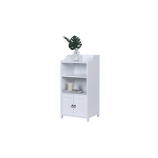 relaxdays Badezimmerregal 40.5 x 86 cm, Weiss relaxdays Badezimmerregal 40.5 x 86 cm, Weiss