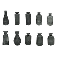 relaxdays Vasen-Set Grau relaxdays Vasen-Set Grau