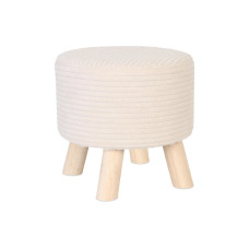 relaxdays Hocker Cord 30 x 30 cm Beige relaxdays Hocker Cord 30 x 30 cm Beige