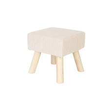 relaxdays Hocker Cord 30 x 30 cm Beige relaxdays Hocker Cord 30 x 30 cm Beige