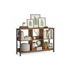 relaxdays Regal im Industrial Design 80 x 120 x 33 cm Dunkelbraun relaxdays Regal im Industrial Design 80 x 120 x 33 cm Dunkelbraun