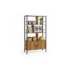 relaxdays Regal 154.5 x 74 cm Hellbraun