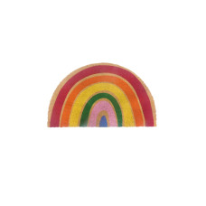 relaxdays Fussmatte Regenbogen 80 x 50 cm Mehrfrabig relaxdays Fussmatte Regenbogen 80 x 50 cm Mehrfrabig