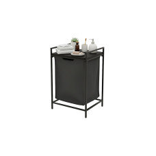 relaxdays Wäschekorb 65 L Schwarz relaxdays Wäschekorb 65 L Schwarz