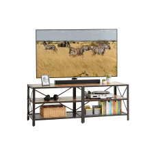 relaxdays TV-Möbel für 60 Zoll TV 52 x 140 cm Schwarz relaxdays TV-Möbel für 60 Zoll TV 52 x 140 cm Schwarz