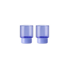 Remember Trinkglas Jill 220 ml, 2 Stück, Blau Remember Trinkglas Jill 220 ml, 2 Stück, Blau