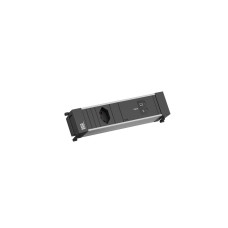 Bachmann Einbausteckerleiste POWER FRAME S 1xT13 1xUSB C/C 100W 0.2m