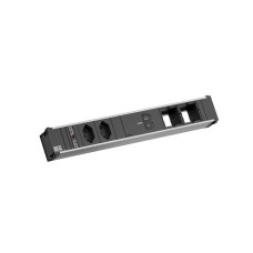 Bachmann Einbausteckerleiste CONI L 2xT13 1xUSB C/C 100W 2xCM 0.2m