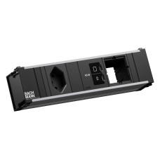 Bachmann Einbausteckerleiste CONI S 1xT13 1xUSB C/C 45W 1xCM 0.2m
