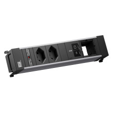 Bachmann Einbausteckerleiste POWER FRAME M 2xT13 1xUSB C/C 45W 1xCM