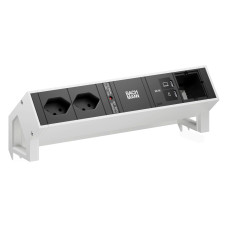 Bachmann Tischsteckdosenleiste DESK2 2xT13 1xUSB C/C 65W 1xCM weiss