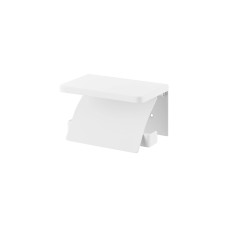 Yamazaki Toilettenpapierhalter Tower 14 x 12 x 8.5 cm, Weiss