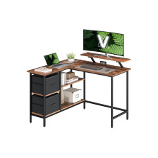 VASAGLE Tisch in L-Form Braun 115 x 105 x 89.5 cm VASAGLE Tisch in L-Form Braun 115 x 105 x 89.5 cm