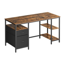 VASAGLE Tisch 140 x 60 cm, Rustikales Braun VASAGLE Tisch 140 x 60 cm, Rustikales Braun