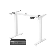 Songmics Tischgestell 72-118 cm, Mattweiss