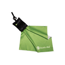 Quick Aid Reinigungstuch Pocket Cleaner 1 Stück, Schwarz/Grün