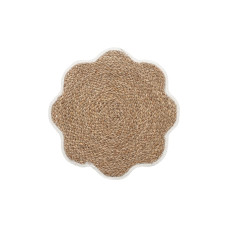 Zeller Present Tischset Blumen-Geflecht Seegras ø 38 cm, Weiss Zeller Present Tischset Blumen-Geflecht Seegras ø 38 cm, Weiss