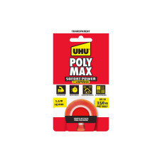 UHU Poly Max Tape Transparent 1.5 m UHU Poly Max Tape Transparent 1.5 m