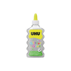UHU Bastelkleber Glitter Glue Maxi 177 ml Silber UHU Bastelkleber Glitter Glue Maxi 177 ml Silber
