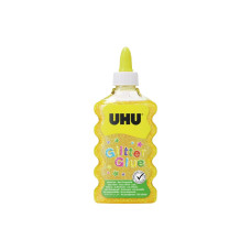 UHU Bastelkleber Glitter Glue Maxi 177 ml Gold