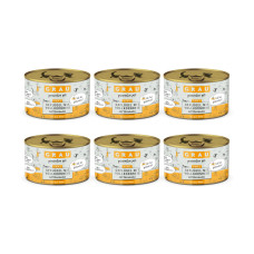 Grau Nassfutter Geflügel und Vollkornreis 6 x 200 g