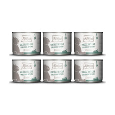 Mjamjam Nassfutter Dose Kalb & Truthahn, 6 x 200 g