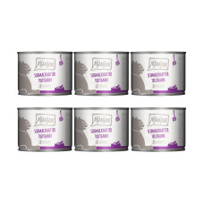 Mjamjam Nassfutter Dose Truthahn & Möhrchen, 6 x 200 g