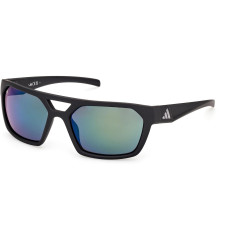 adidas ES0004 Sport Sonnenbrille Matte Black, Green adidas ES0004 Sport Sonnenbrille Matte Black, Green