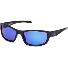 adidas ES0005 Sport Sonnenbrille Matte Black, Blue Mirror adidas ES0005 Sport Sonnenbrille Matte Black, Blue Mirror