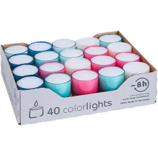 Wenzel Kerzen Teelichter Colorlights Pastell-Edition 2.4 cm, 40 Stück Wenzel Kerzen Teelichter Colorlights Pastell-Edition 2.4 cm, 40 Stück
