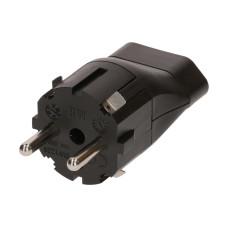 Max Hauri Fixadapter Schuko – Typ 21 für Power Stations schwarz Max Hauri Fixadapter Schuko – Typ 21 für Power Stations schwarz
