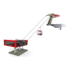 Jägerndorfer Seilbahn D-Line 1:32 Rot/Schwarz Jägerndorfer Seilbahn D-Line 1:32 Rot/Schwarz
