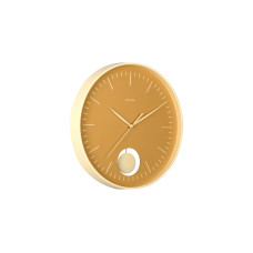 KARLSSON Wanduhr Grato Pendulum 40.6 cm, Gelb/Zartgelb KARLSSON Wanduhr Grato Pendulum 40.6 cm, Gelb/Zartgelb