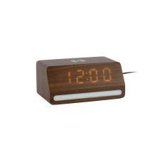 KARLSSON Wecker Retro Light LED Mokkabraun KARLSSON Wecker Retro Light LED Mokkabraun