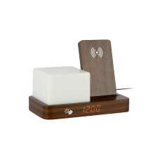 KARLSSON Wecker Retro Night Light LED Mokkabraun KARLSSON Wecker Retro Night Light LED Mokkabraun