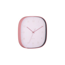 KARLSSON Wanduhr Grato Cuadrado 29 x 29 cm, Zartrosa/Rosenbraun KARLSSON Wanduhr Grato Cuadrado 29 x 29 cm, Zartrosa/Rosenbraun