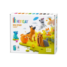 Max Bersinger Knetspielzeug Hey Clay Hunde 15 Dosen
