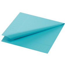 Duni Papierservietten Tissue 24 cm x 24 cm, 250 Stück, Türkis Duni Papierservietten Tissue 24 cm x 24 cm, 250 Stück, Türkis
