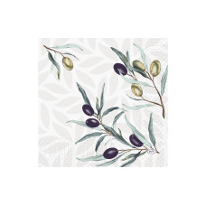 Duni Papierservietten Olive Garden 33 cm x 33 cm, 250 Stück
