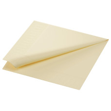 Duni Papierservietten Tissue 40 cm x 40 cm, 250 Stück, Cream Duni Papierservietten Tissue 40 cm x 40 cm, 250 Stück, Cream