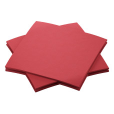 Duni Cocktailservietten 20 cm x 20 cm, 180 Stück, Bordeaux