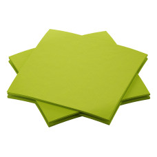 Duni Cocktailservietten 20 cm x 20 cm, 180 Stück, Grün