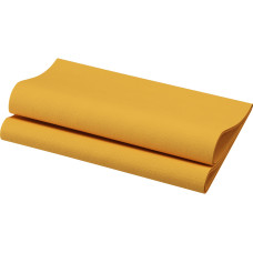 Duni Papierservietten 40 cm x 40 cm, 60 Stück, Goldgelb