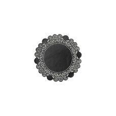Duni Tortenspitzen rund 30 cm, 250 Stück, Schwarz Duni Tortenspitzen rund 30 cm, 250 Stück, Schwarz