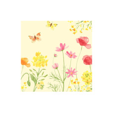 Duni Papierservietten Poppy Field 40 cm x 40 cm, 50 Stück