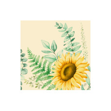 Duni Papierservietten Sunflower Dreams 40 cm x 40 cm, 50 Stück Duni Papierservietten Sunflower Dreams 40 cm x 40 cm, 50 Stück
