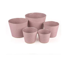 CHALET Kordelkorb Kornelia L 15 x 15 x 13 cm, Rosa CHALET Kordelkorb Kornelia L 15 x 15 x 13 cm, Rosa